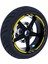 Moto Gp Yarış Bayraklı Reflektif Sarı Jant Şeridi Sticker Çınar Extreme 1