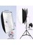 120 W 60 x 90 cm Softbox Ikili Sürekli Işık Seti 3000-5500K 2