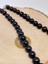 Shungite (Şungit) Taşı Yarım Dizi 10MM (18CM Uzunluğundadır) 1