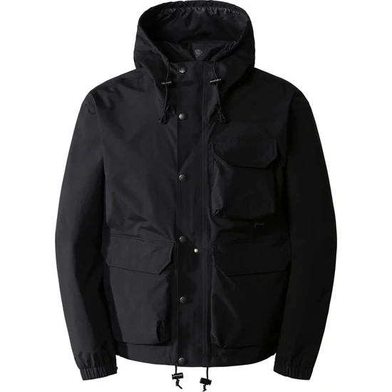 The North Face M M66 Utility Rain Jacket Erkek Outdoor Yağmurluk NF0A7URVJK31 Siyah