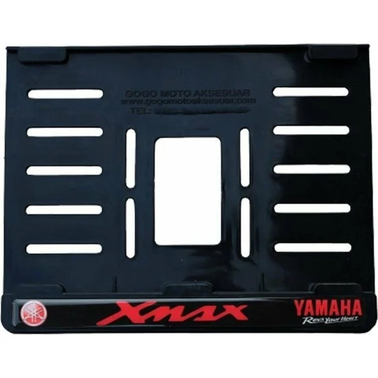 Yamaha Xmax Uyumlu 2 Plastik (15X24 Cm) Kırılmaz Plakalık