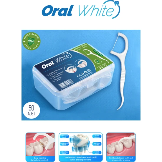 Oral White Cleaning Pro Diş Ipi Naneli