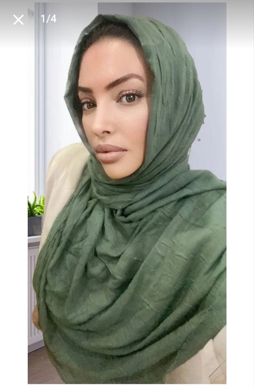 Nil Butik Kadın Pamuklu Şal Kahverengi Düz Desen Ütü Gerektirmeyen Dört Mevsim Kullanıma Uygun