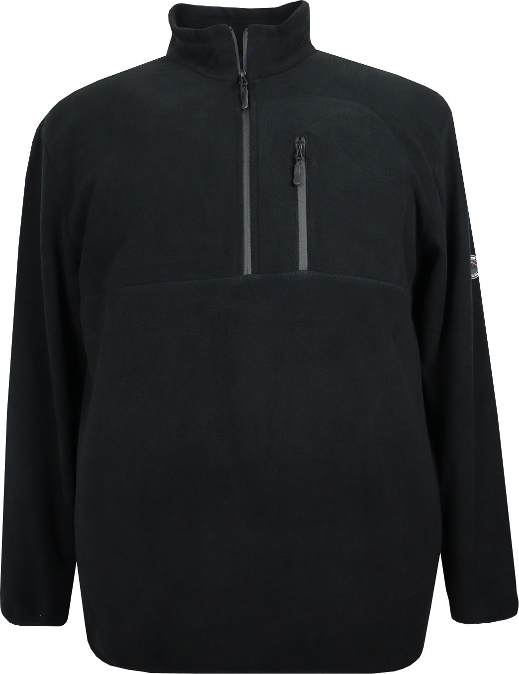 Maruf Shop Büyük Beden Dik Yakalı Polar Sweatshirt Gri görsel 6