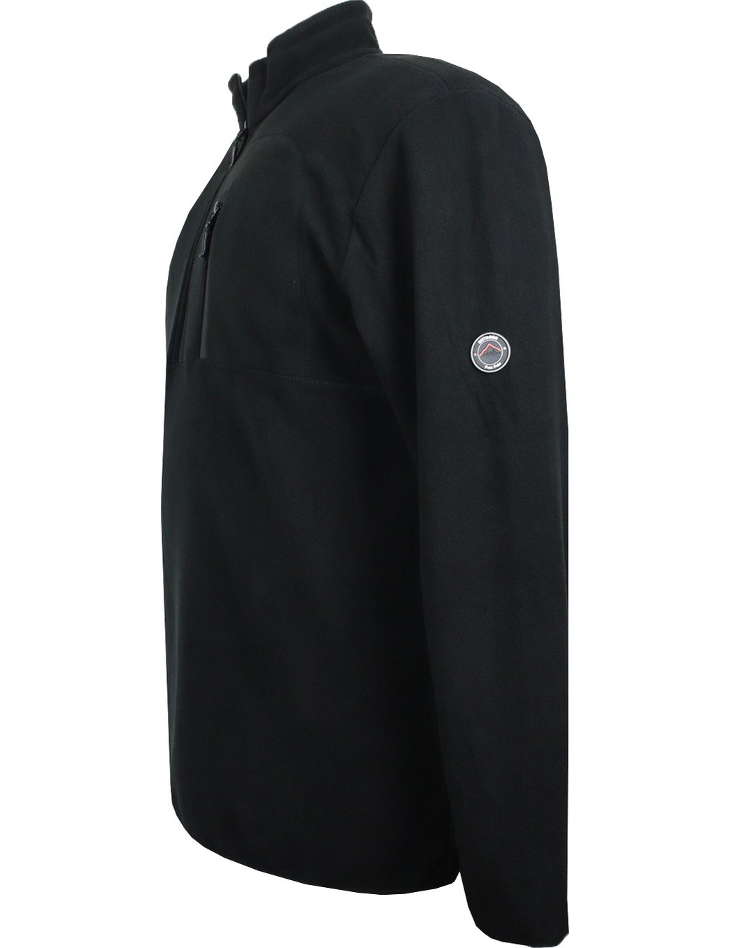 Maruf Shop Büyük Beden Dik Yakalı Polar Sweatshirt Gri görsel 7