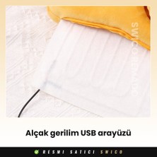 Swico Remado USB Elektrikli Ayak Isıtıcı - Pembe/beyaz (Yurt Dışından)