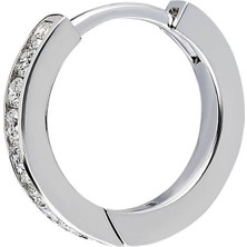 Sirius Pırlanta Pırlanta Taşlı Halka Erkek Küpesi 0401E0050