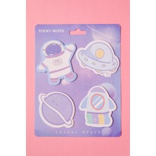 Piraye Gift Astronot Tasarımlı  Post-It Not Defteri