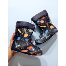 Zenege Çocuk Çizme Yağmur ve Kar Botu Soğuk Geçirmez