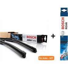 Bosch Mini Clubman R55 (2007-2012) Ön Arka Silecek (Arka - 2 Adet) Muz Tipi Takım Aerotwin