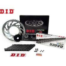 DID-Sunstar 2008-2020 Kawasaki Klx 450 R Uyumlu Zincir Dişli Set Oring Zincir Çelik Renk