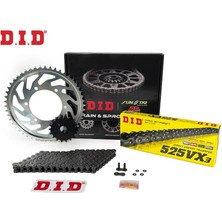 DID-Jt 2012-2022 Kawasaki Klz 1000 Versys Uyumlu Zincir Dişli Set Çelik Renk