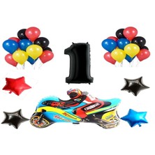 Düvenci Ticaret Yarış Motor Temalı Balon Set