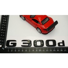 Dk Benz G 300D Bagaj Parlak Siyah Abs 3m 3D Yazı Logo