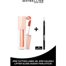 Maybelline New York Lifter Gloss 007 & Maybelline Mini Tattoo Liner Gel Pencil