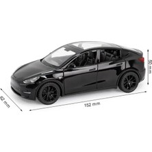 Carstore Tesla Model Y 1:32 Model Maket Araba Siyah