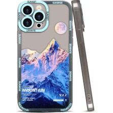 Fybang iPhone 13 Pro Kılıf ile Uyumlu Asthestic Mountain Moon Sevimli Ince Telefon Kılıfı Için Kadın Kız Erkek Erkek, Yumuşak Tpu Silikon Koruyucu Tam Kamera Lens Kapağı iPhone 13 Pro 6.1 (Yurt Dışından)