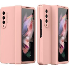 Fybang Galaxy Z Fold 3 Kılıf, Menteşeli Ağır Hizmet Korumalı Ekran Koruyuculu Sert Pc Kapağı, Tam Koruma (Pembe) (Yurt Dışından)