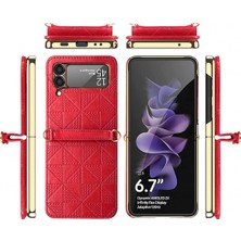 Fybang Galaxy Z Flip 3 5g Için Kılıf, Samsung Galaxy Z Flip 3 5g ile Uyumlu, Darbeye Dayanıklı Ince Deri Kılıf, Yeşil (Yurt Dışından)