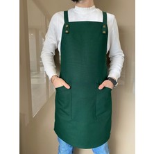 Apr10 Kanvas Leke Tutmaz Barista Önlük Mutfak Önlüğü Aşçı Çok Amaçlı Hobi Askılı Iş Önlüğü Tasarım Önlük