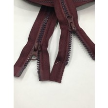 Kaban Mont Fermuarı Çift Yön 100 cm Bordo