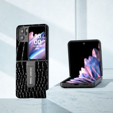 Plz Shop Oppo Find N2 Flip Için Darbeye Dayanıklı Telefon Kılıfı - Siyah (Yurt Dışından)