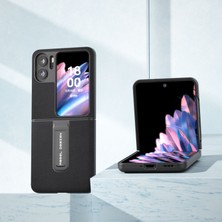 Plz Shop Oppo Find N2 Flip Için Darbeye Dayanıklı Telefon Kılıfı - Siyah (Yurt Dışından)