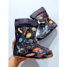 Zenege Çocuk Çizme Yağmur ve Kar Botu Soğuk Geçirmez