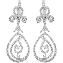 Sirius Pırlanta Pırlanta Taşlı Büyük Küpe 0406E0003