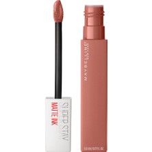 Maybelline New York Super Stay Matte Ink Likit Mat Ruj - 65 Seductress - Nude & Maybelline Mini Matte Ink