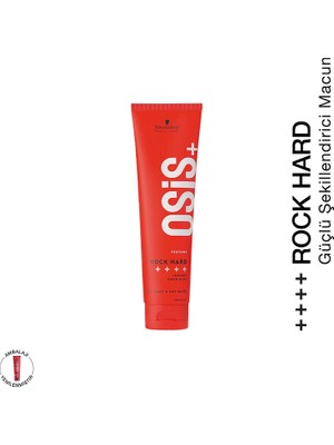 Schwarzkopf Osis+ Texture Rock Hard Instant Hold Glue Ultra Güçlü Saç Şekillendirici Macun 150ml