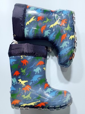 Zenege Çocuk Çizme Yağmur ve Kar Botu Soğuk Geçirmez Içi Kürklü