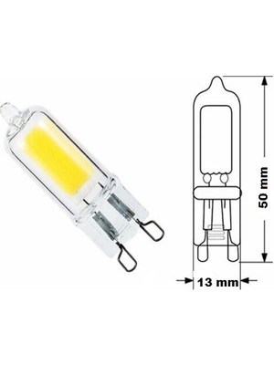 Cata CT-4222 7W 220 Volt G9 Duylu LED Geniş Açı Kapsül Ampul Günışığı 10 Adet