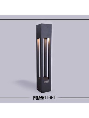 FoneLight AKA010 Bollard Aydınlatma Armatürü - IP65 Bahçe Aydınlatma Direği 60CM