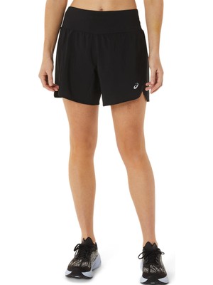 Asics Road 2-N-1 5.5ın Short Kadın Siyah Şort 2012C378-001