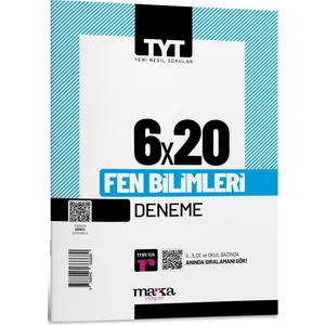 Marka Yayınları 2025 TYT Fen Bilimleri 6 Deneme Tamamı Video Çözümlü