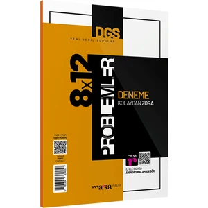 Marka Yayınları DGS Yeni Nesil 8x12 Tamamı Video Çözümlü Problemler Deneme