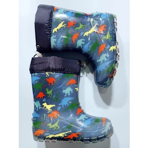 Çocuk Çizme Yağmur ve Kar Botu Soğuk Geçirmez Içi Kürklü