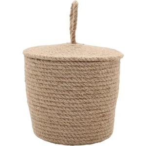 Kapaklı Hasır Sepet