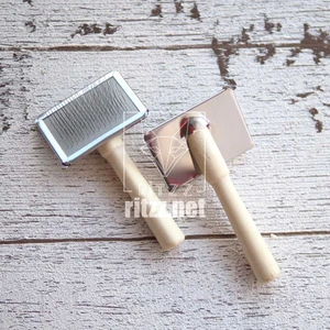 Makrome Fırçası Ahşap Saplı 11CM