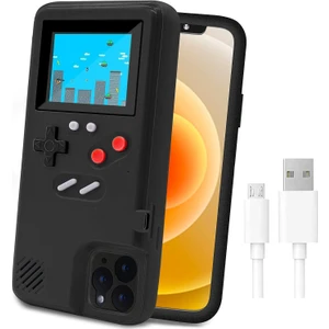 iPhone Için Oyun Konsolu Kılıfı, 36 Küçük Oyunlu Retro Koruyucu Kapaklı Kendi Kendine Çalışan Kılıf, Tam Renkli Ekran, iPhone 11 Için Darbeye Dayanıklı Video Oyunu Kılıfı (Yurt Dışından)