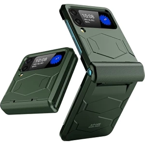 Galaxy Z Flip 3 Kılıf, Yarı Otomatik Menteşeli Galaxy Z Flip 3 5g Için Kılıf, Samsung Z Flip 3-Yeşil Için Dahili Darbeye Dayanıklı Koruyucu Kılıf Kaymaz Hafif (Yurt Dışından)