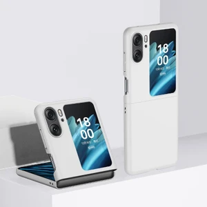 Plz Shop Oppo Find N2 Flip Için Darbeye Dayanıklı Telefon Kılıfı - Beyaz (Yurt Dışından)