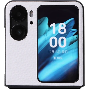 Plz Shop Oppo Find N2 Flip Için Darbeye Dayanıklı Telefon Kılıfı - Beyaz (Yurt Dışından)