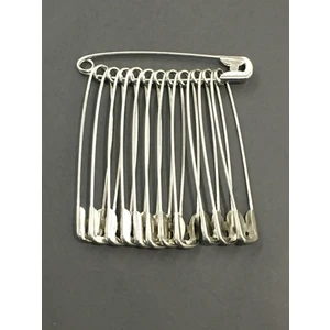 Karan Tuhafiye Çengelli Iğne 12 Li Set 6,5 cm