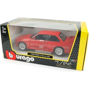 Bmw M3 (E30) 1988 Kırmızı - 1:24 Ölçekli Pres Döküm Model Araba