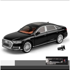 Audi A8 1:24 Model Maket Araba Siyah