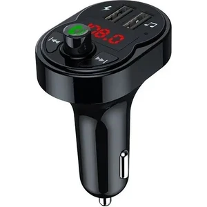 C615  3.1A Çift USB & Şarj  Flash Bellek Girişi  Bluetooth Fm Transmitter