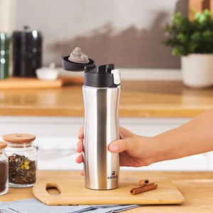 Jüpiter Güvenlik Kilitli Sızdırmaz Kapaklı Paslanmaz Çelik Termos 500 ml Inox
