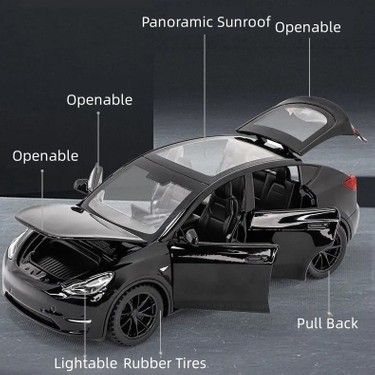 Carstore Tesla Model Y 1:32 Model Maket Araba Siyah Fiyatı